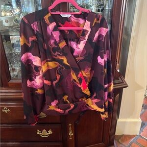 Vibrant Abstract Blouse